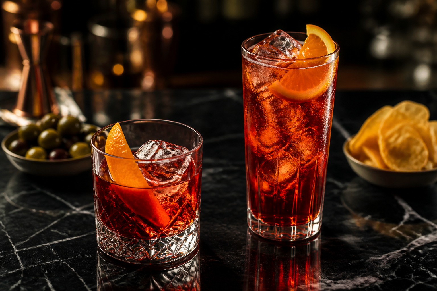 Cocktail classici — Negroni, Americano e Cuba Libre Angolo Dolce