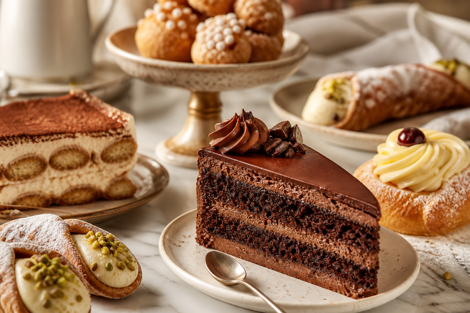 Cornetti e dolci artigianali — carta pasticceria Angolo Dolce